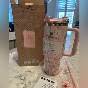 Love Shack Fancy pink brand new limited edition 40 oz Stanley.